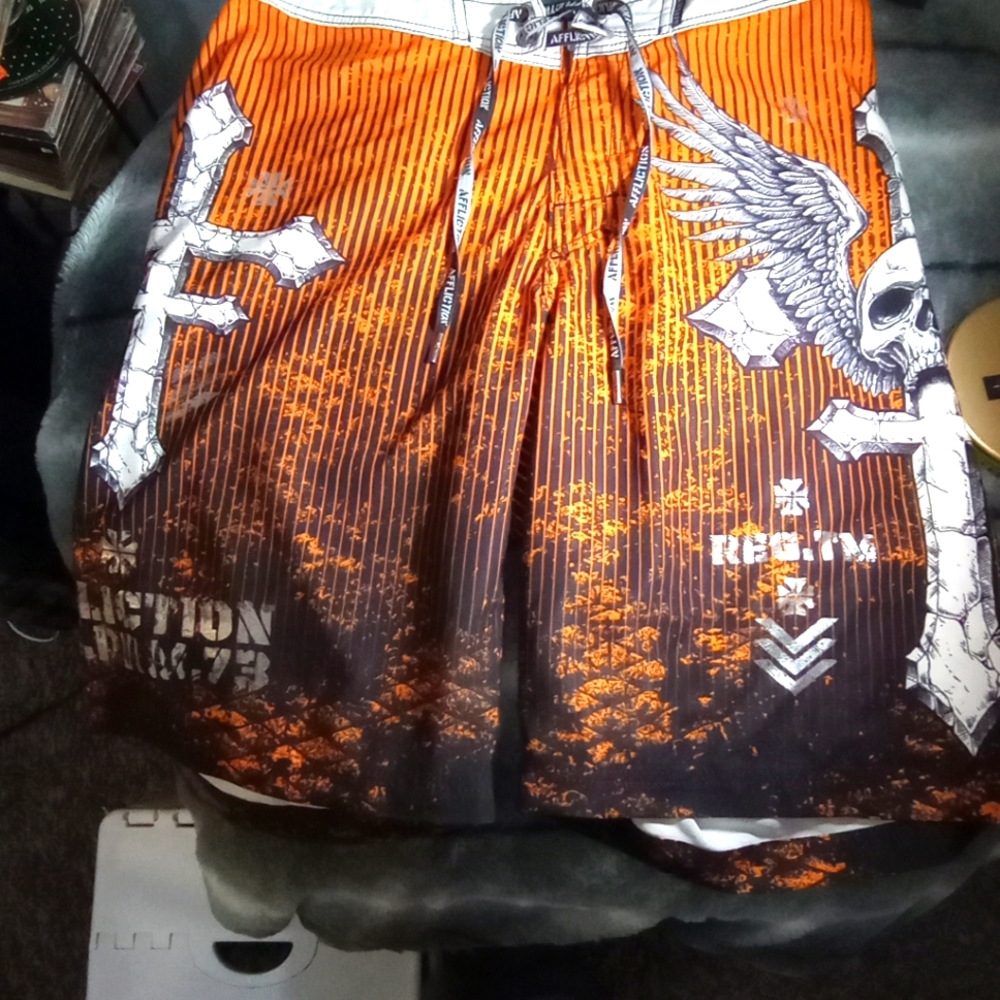 Affliction board shorts